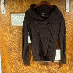 Brown woven Eddie Bauer jacket